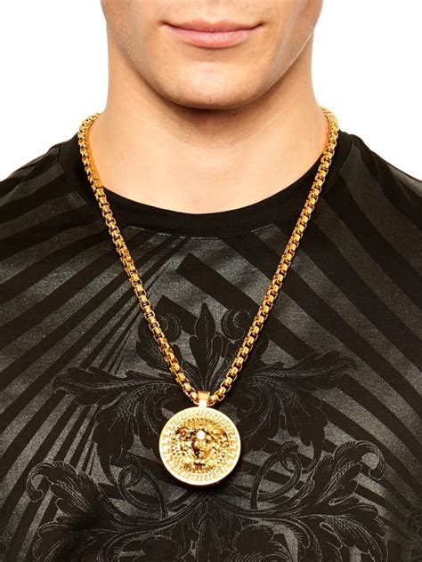 versace medusa necklace fake|versace medusa necklace men's.